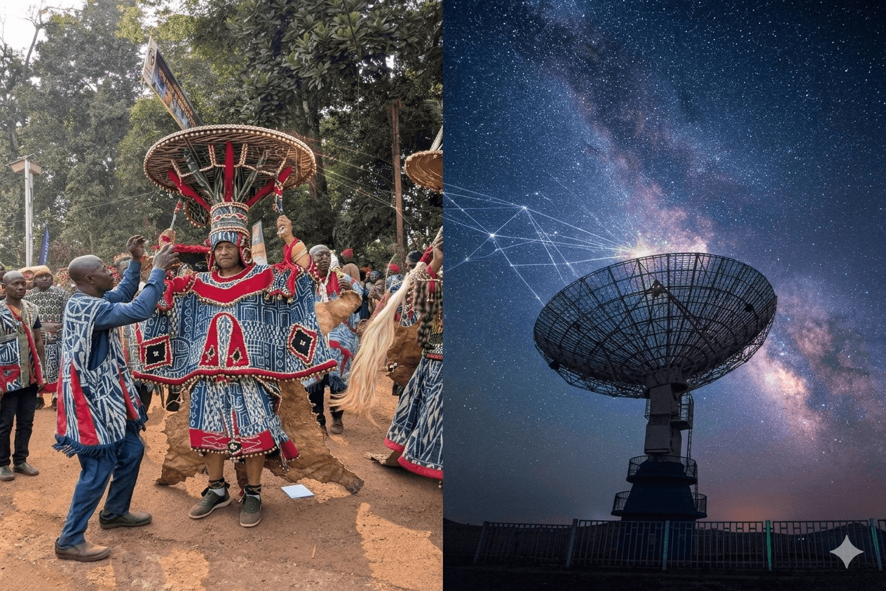 La Coiffe Tso : Le Satellite Bamiléké, communiquer avec l'Au-delà